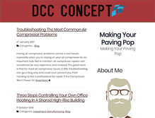 Tablet Screenshot of dcc-concept.com